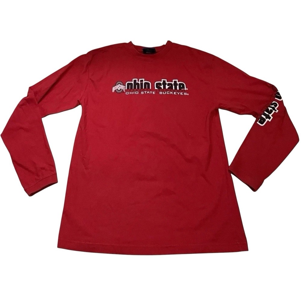 Ohio State‎ Buckeyes NCAA Long Sleeve Adult L Red Men